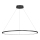 Lampa wisząca na linkach SATURNO LED/57W/230V śr. 100 cm IP44 czarna