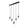 Lampa wisząca na linkach SIMON 5xE27/60W/230V