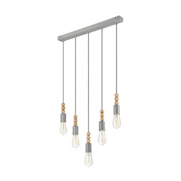 Lampa wisząca na linkach SIMON 5xE27/60W/230V