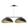 Lampa wisząca na linkach SOLAR 2xE27/60W/230V czarna