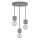 Lampa wisząca na linkach STRONG 3xE27/60W/230V beton