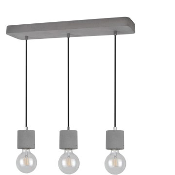 Lampa wisząca na linkach STRONG 3xE27/60W/230V beton