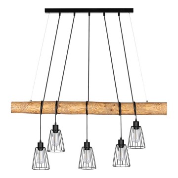 Lampa wisząca na linkach TRABO 5xE27/60W/230V