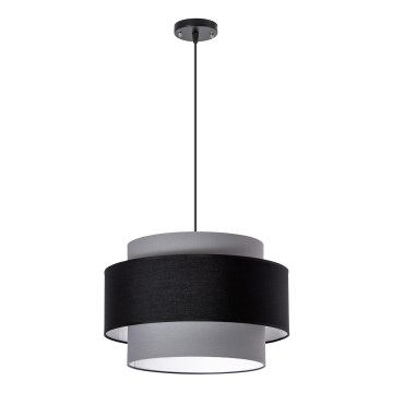 Lampa wisząca na linkę 1xE27/60W/230V szara
