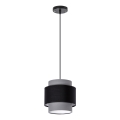 Lampa wisząca na linkę 1xE27/60W/230V szara