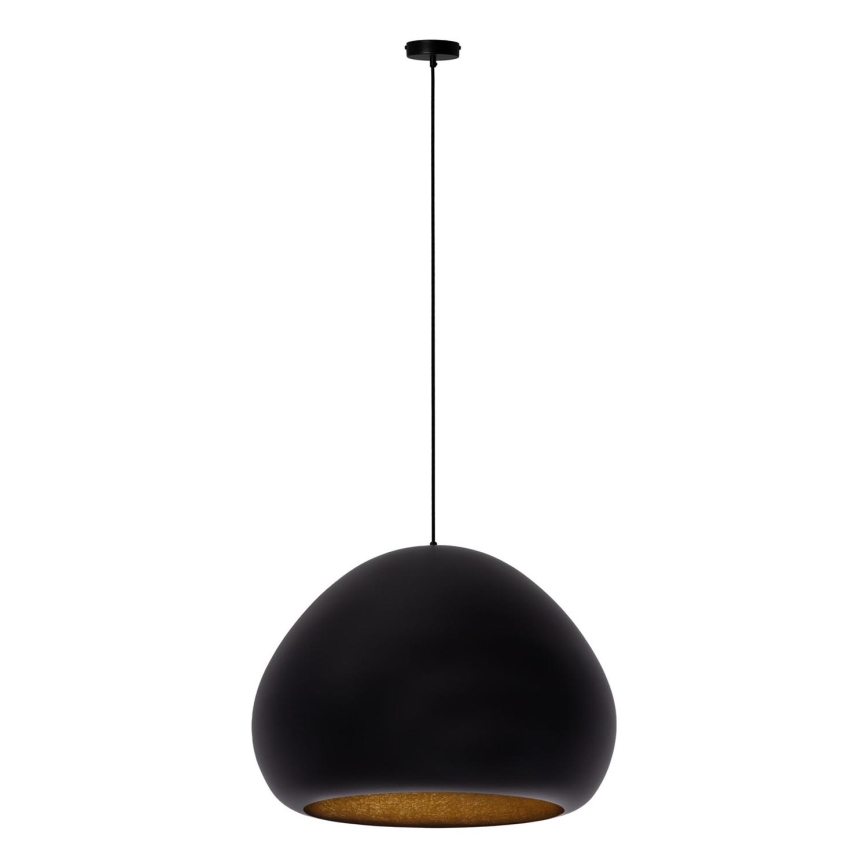 Lampa wisząca na linkę LAVA 1xE27/15W/230V czarna/złota