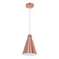 Lampa wisząca na linkę SHADE 1xE27/15W/230V miedziana