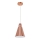 Lampa wisząca na linkę SHADE 1xE27/15W/230V miedziana