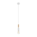 Lampa wisząca na linkę SIMON 1xE27/60W/230V buk