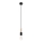 Lampa wisząca na linkę SIMON 1xE27/60W/230V czarny/buk