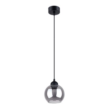 Lampa wisząca na linku ALINO 1xE27/60W/230V czarna