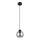 Lampa wisząca na linku ALINO 1xE27/60W/230V czarna