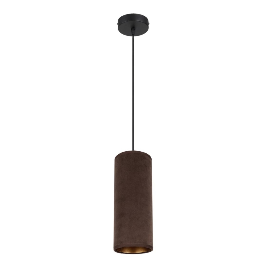 Lampa wisząca na linku AVALO 1xE27/60W/230V brązowa/miedziana