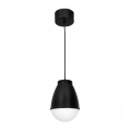 Lampa wisząca na linku CARYON 1xE14/60W/230V czarna