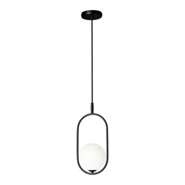 Lampa wisząca na linku CORDEL 1xG9/28W/230V czarna