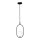 Lampa wisząca na linku CORDEL 1xG9/28W/230V czarna