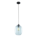 Lampa wisząca na linku ELIO 1xE27/15W/230V niebieska
