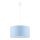 Lampa wisząca na linku RONDO KIDS 1xE27/15W/230V niebieska