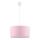 Lampa wisząca na linku RONDO KIDS 1xE27/15W/230V różowa