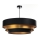 Lampa wisząca na linku TRINITI 1xE27/60W/230V czarna/złota