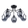 Lampa wisząca na pręcie FILLAN 5xE27/60W/230V czarna