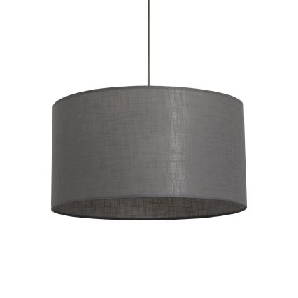 Lampa wisząca na przewodzie ALBA 1xE27/15W/230V śr. 40 cm szara