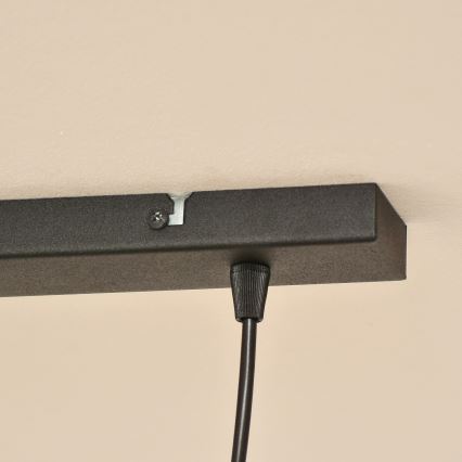 Lampa wisząca na przewodzie ALBA 2xE27/15W/230V szara