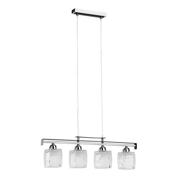 Lampa wisząca na przewodzie ALMA 4xE14/10W/230V, błyszczący chrom
