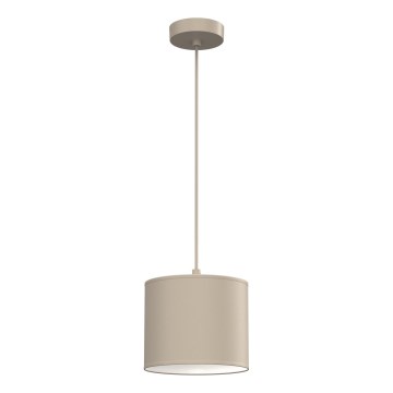 Lampa wisząca na przewodzie ARDEN 1xE27/15W/230V śr. 18 cm beżowa