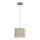 Lampa wisząca na przewodzie ARDEN 1xE27/15W/230V śr. 18 cm beżowa