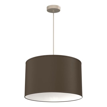 Lampa wisząca na przewodzie ARDEN 1xE27/15W/230V śr. 40 cm beżowy/brązowy