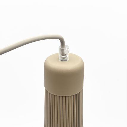 Lampa wisząca na przewodzie BALERINA 1xE27/15W/230V beżowa