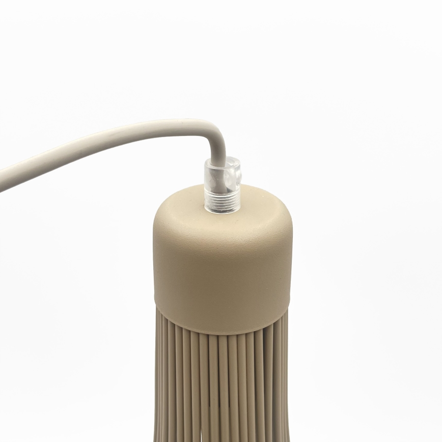 Lampa wisząca na przewodzie BALERINA 1xE27/15W/230V beżowa