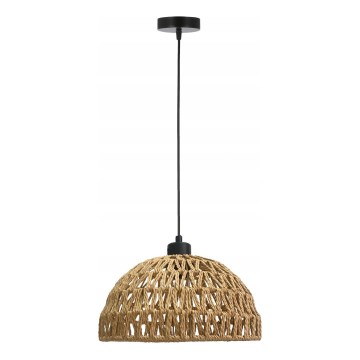 Lampa wisząca na przewodzie BALLI 1xE27/40W/230V beżowa