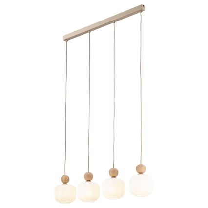 Lampa wisząca na przewodzie BALLO 4xE14/10W/230V beżowa