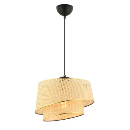 Lampa wisząca na przewodzie BARETTE 1xE27/60W/230V brązowo-złota