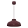 Lampa wisząca na przewodzie BASCA 1xE27/15W/230V bordowa