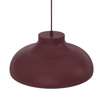 Lampa wisząca na przewodzie BASCA 1xE27/15W/230V bordowa