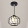 Lampa wisząca na przewodzie BELLA 1xE27/40W/230V czarna