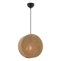 Lampa wisząca na przewodzie BIG DRUM 1xE27/60W/230V brązowa