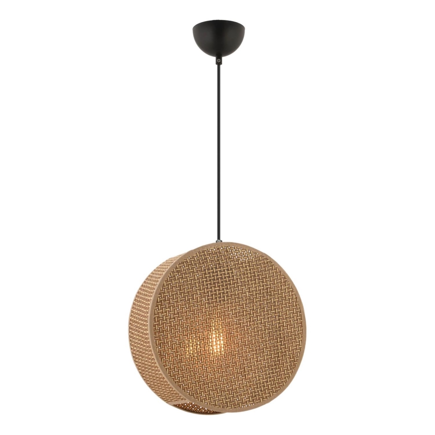 Lampa wisząca na przewodzie BIG DRUM 1xE27/60W/230V brązowa