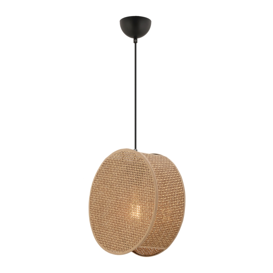 Lampa wisząca na przewodzie BIG DRUM 1xE27/60W/230V brązowa
