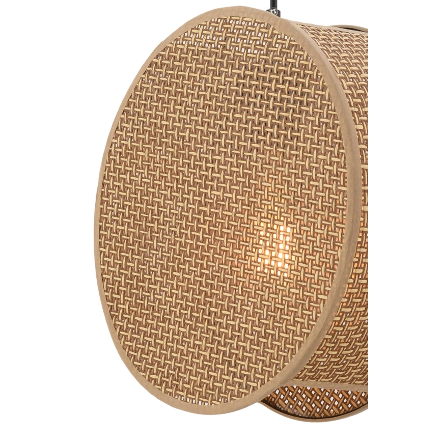 Lampa wisząca na przewodzie BIG DRUM 1xE27/60W/230V brązowa