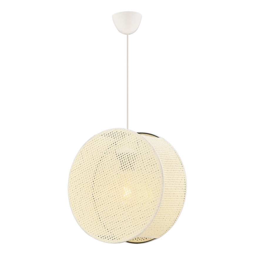 Lampa wisząca na przewodzie BIG DRUM 1xE27/60W/230V kremowa
