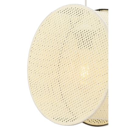 Lampa wisząca na przewodzie BIG DRUM 1xE27/60W/230V kremowa