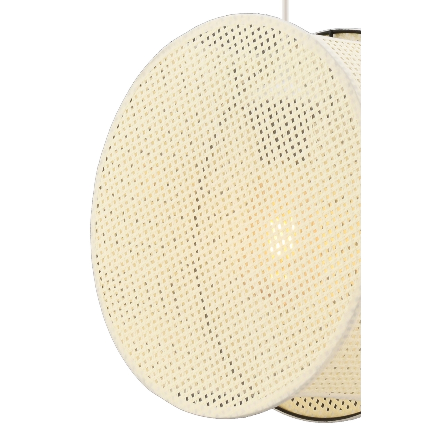 Lampa wisząca na przewodzie BIG DRUM 1xE27/60W/230V kremowa