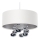 Lampa wisząca na przewodzie BUBBLE 1xE27/60W/230V śr. 50 cm biała
