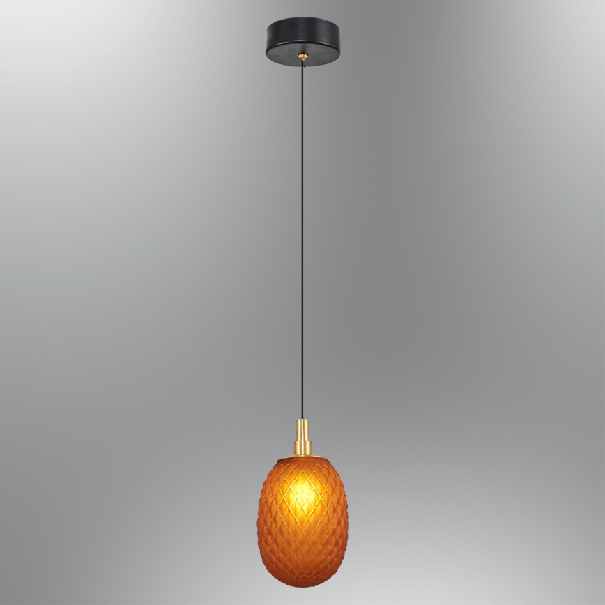 Lampa wisząca na przewodzie CACTUS 1xG9/5W/230V miedziana