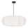 Lampa wisząca na przewodzie CAFEE 1xE27/40W/230V, śr. 52 cm, biała