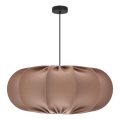 Lampa wisząca na przewodzie CAFEE 1xE27/40W/230V Ø 52 cm brązowa